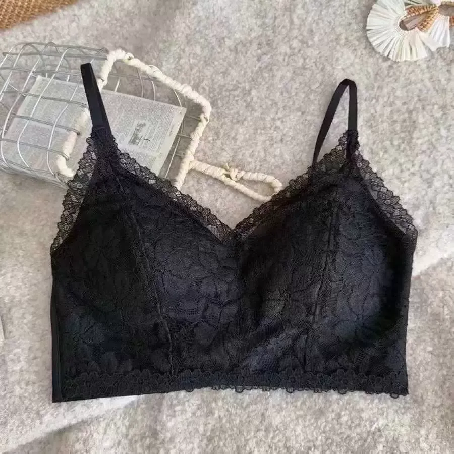 French Lace Camisole Bra Top 7