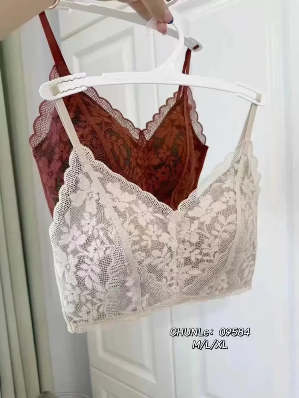 French Lace Camisole Bra Top 8
