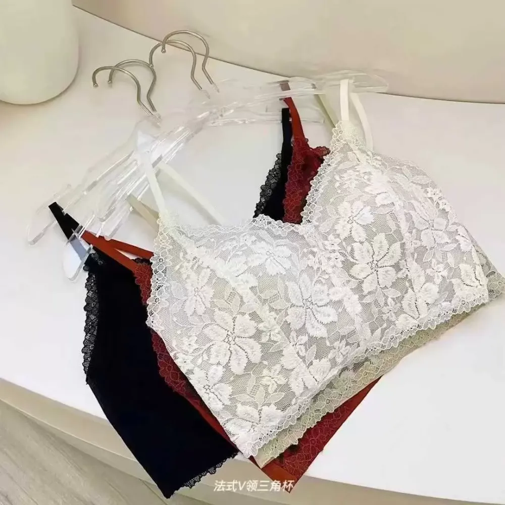 French Lace Camisole Bra Top 9