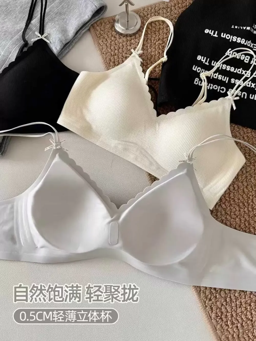 Wireless Teardrop Cup Bra 17