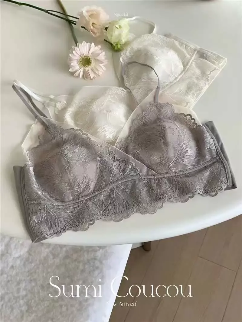 French Lace Strapless Bra 11