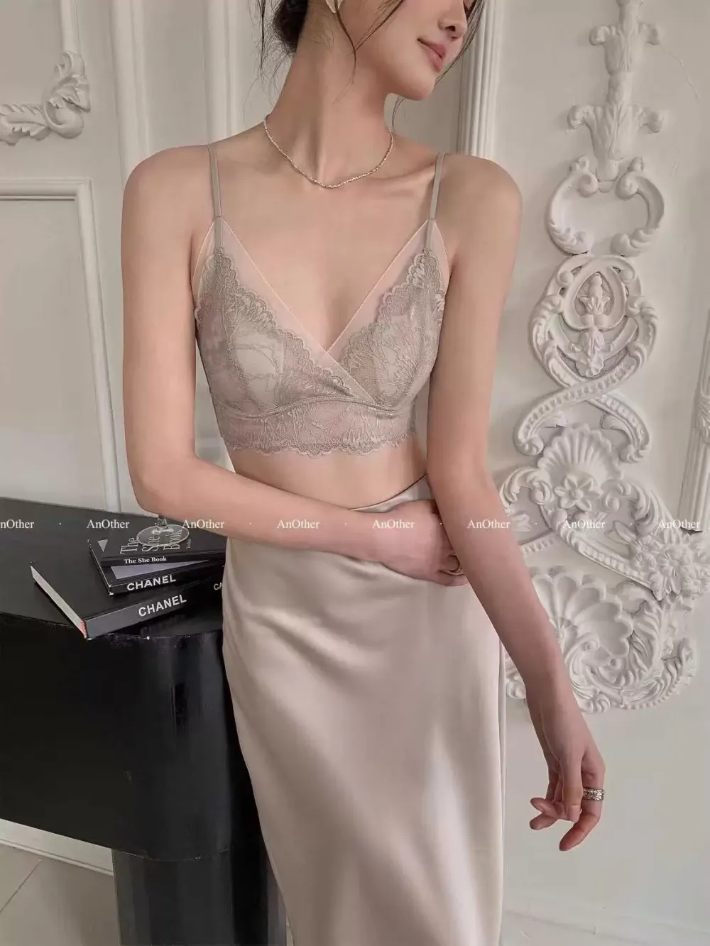 French Lace Strapless Bra 12