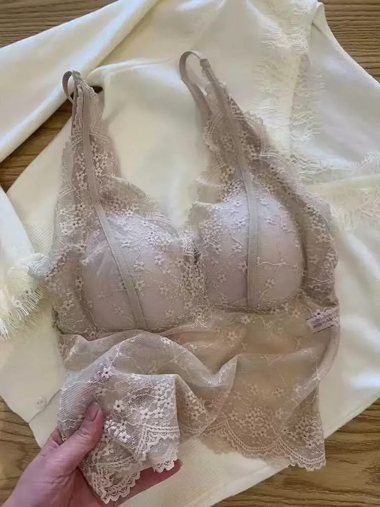 French Lace Camisole Bra Top 5