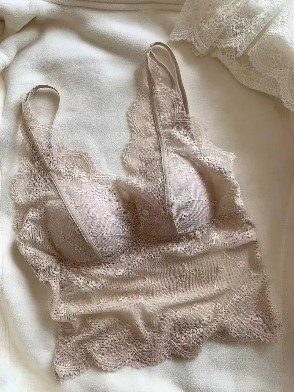 French Lace Camisole Bra Top 7