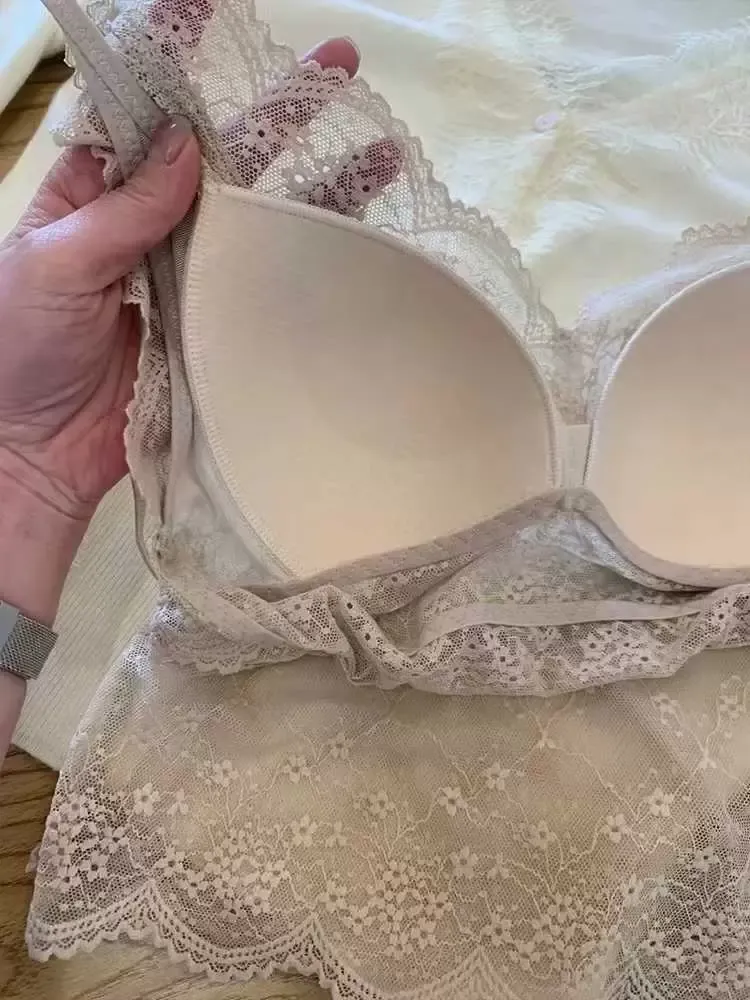 French Lace Camisole Bra Top 9