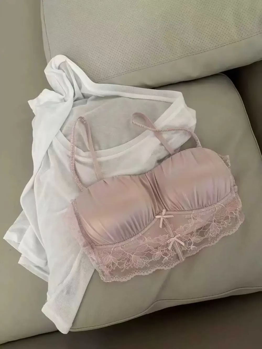 Bridal Satin Strapless Bra 13