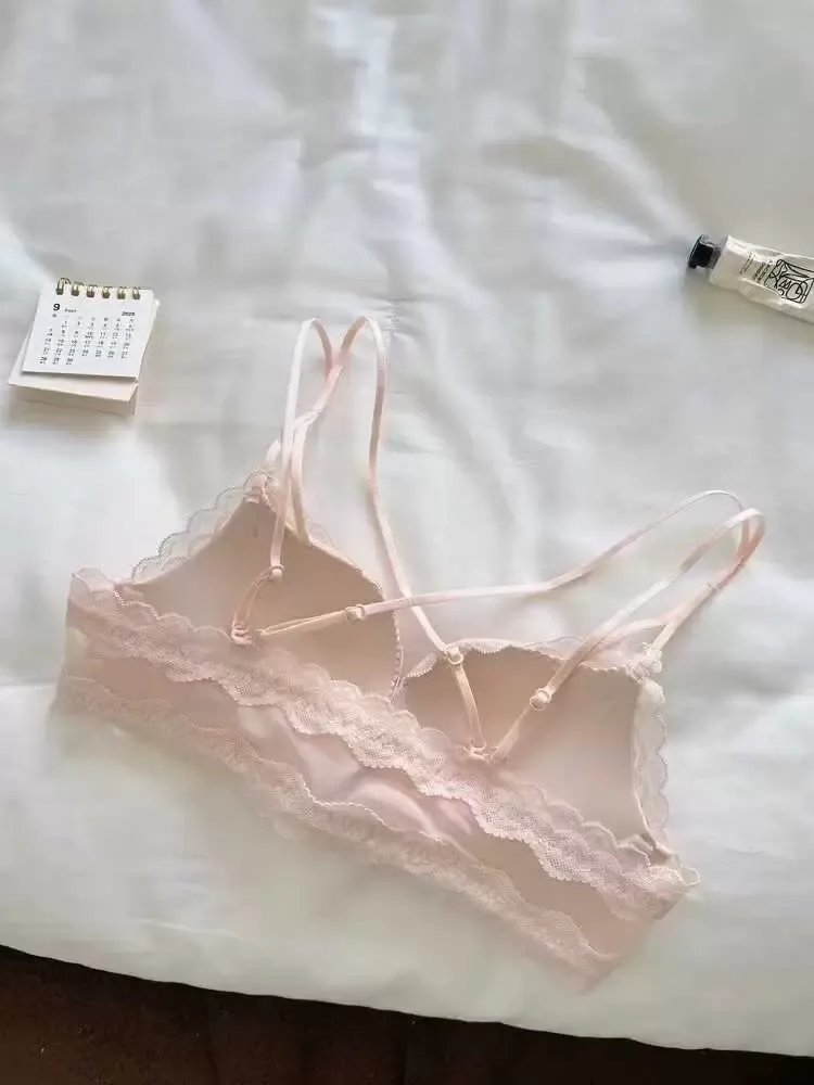 Front Closure Lace Push Up Bra 5