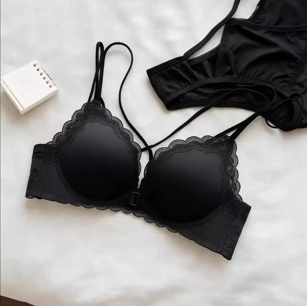Front Closure Lace Push Up Bra 8