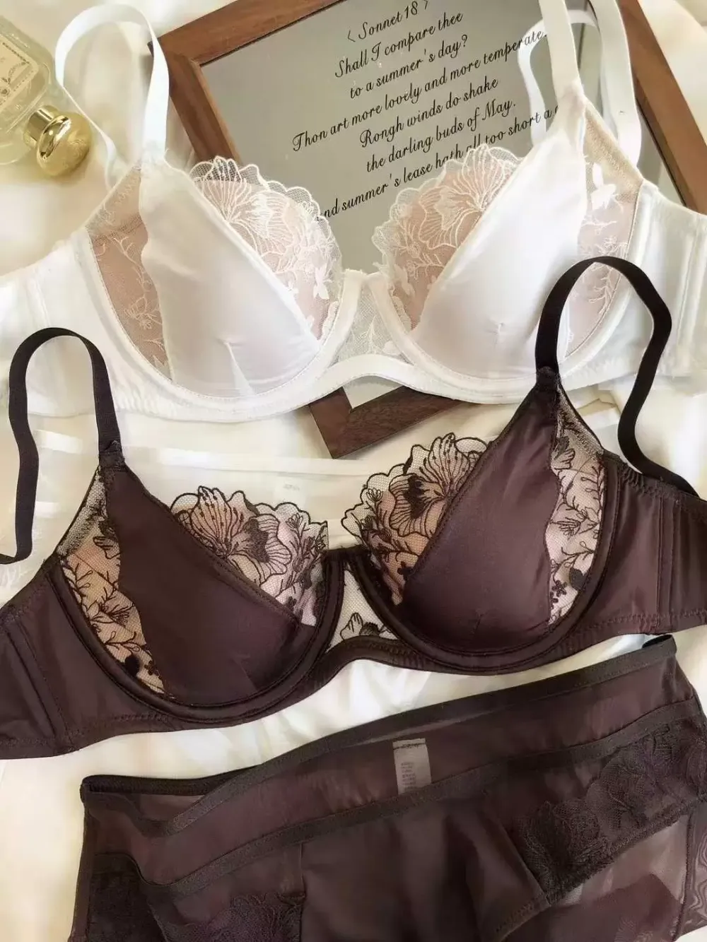 Butterfly Lace Push Up Bra 7