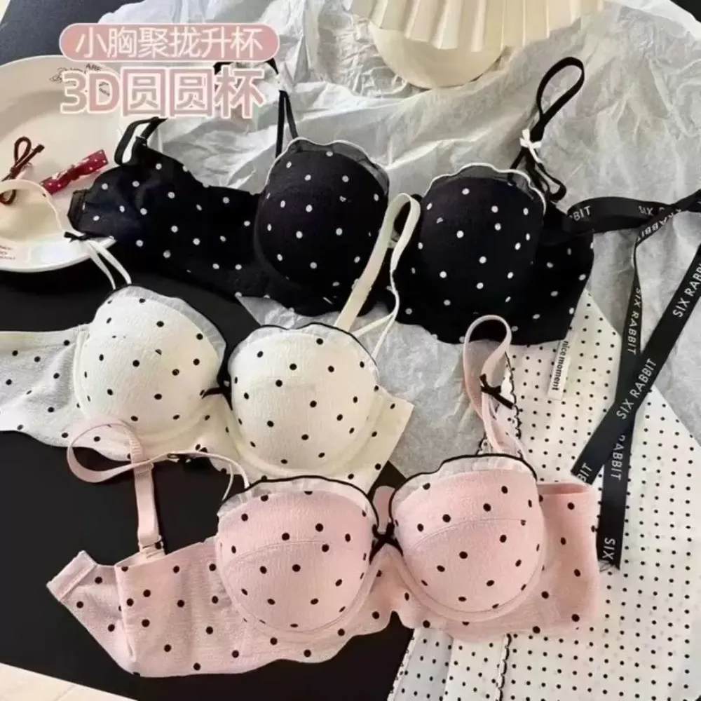 Polka Dot Lace Bra 10