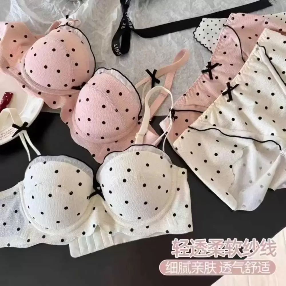 Polka Dot Lace Bra 12