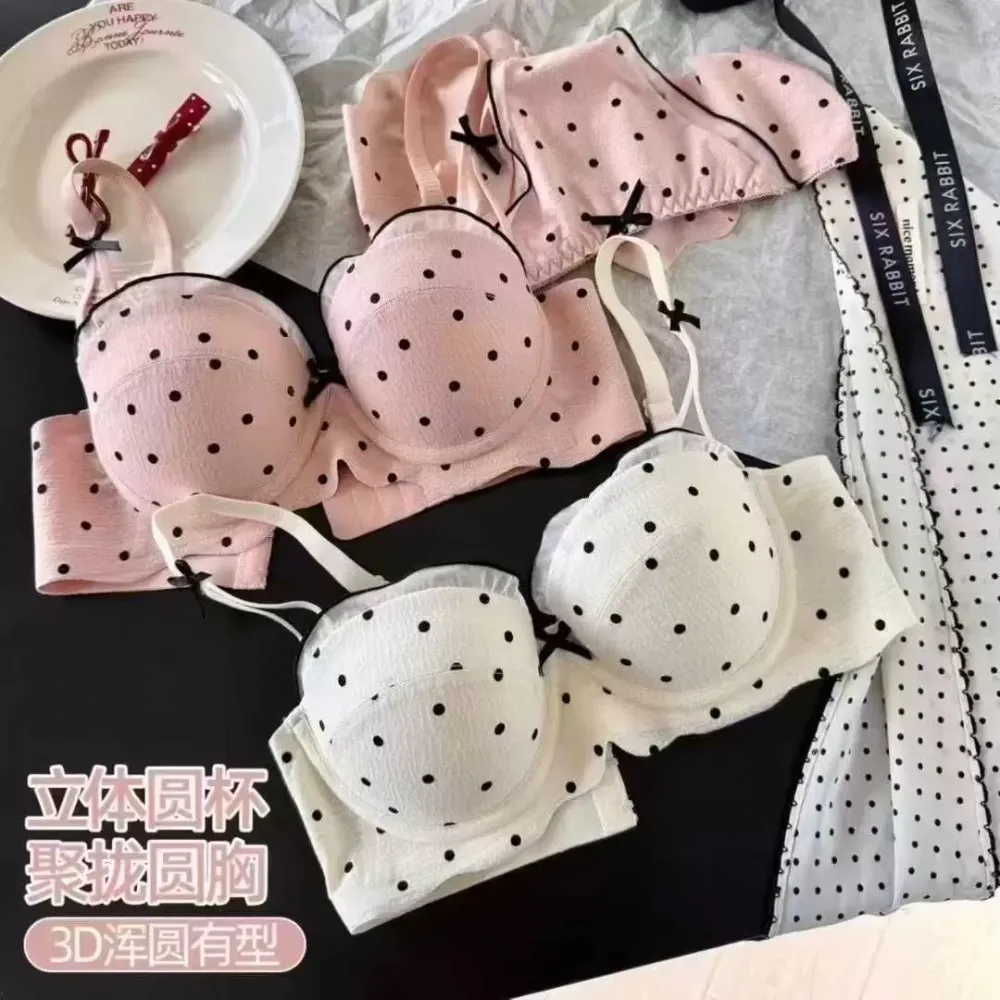 Polka Dot Lace Bra 5