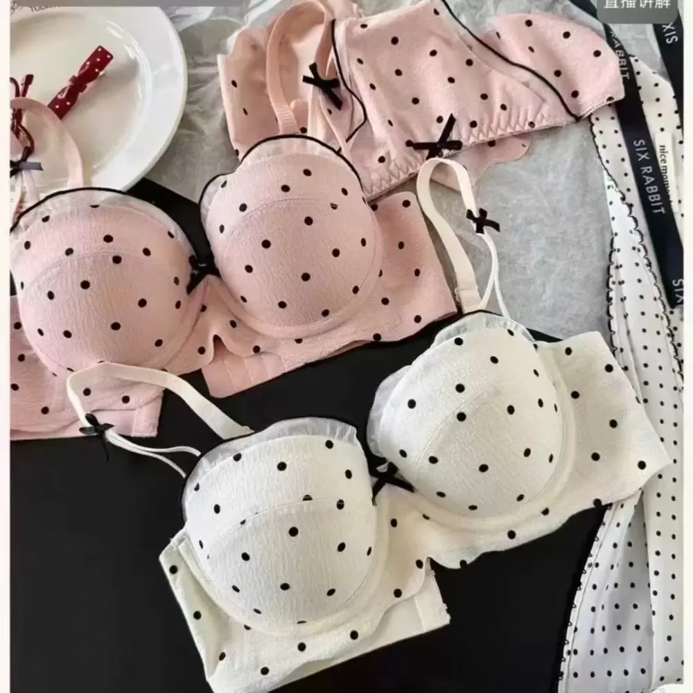 Polka Dot Lace Bra 8