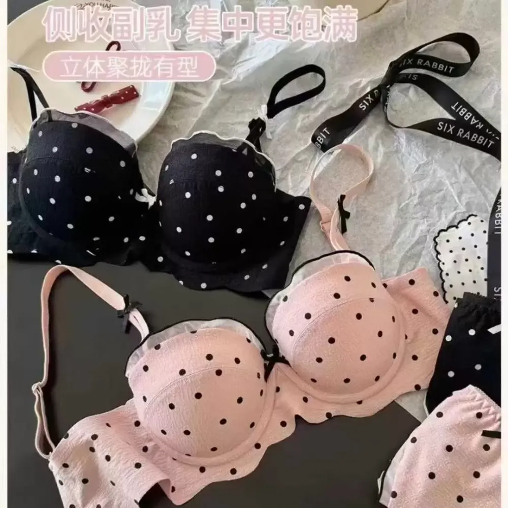 Polka Dot Lace Bra 9