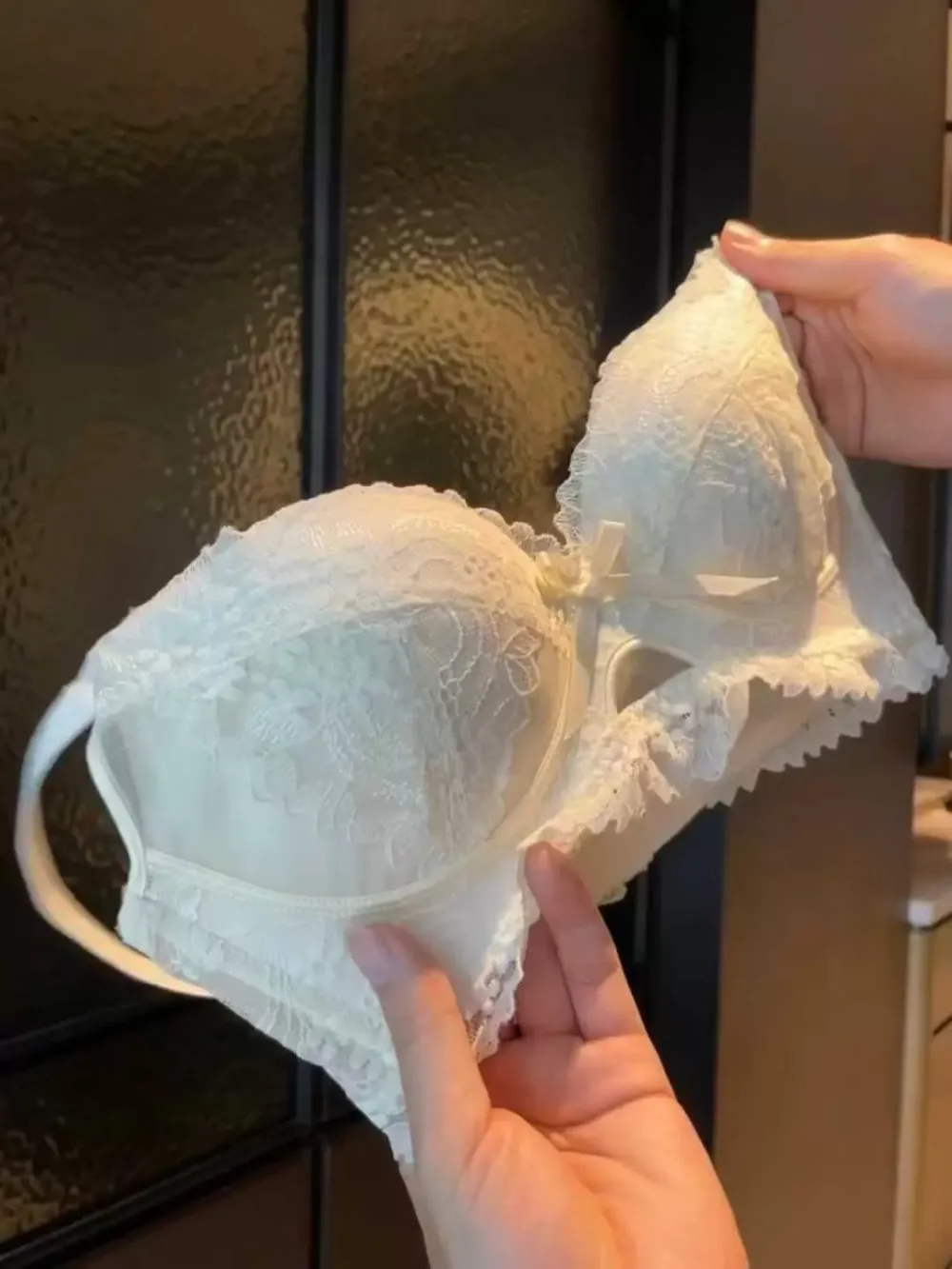 Embroidered Lace Push Up Bra 6
