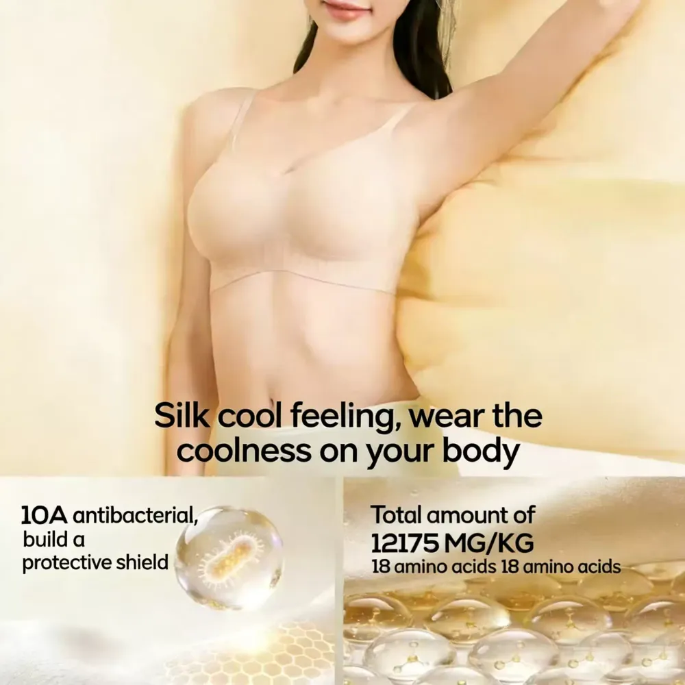 Seamless Cooling Wireless Bra for Women 8