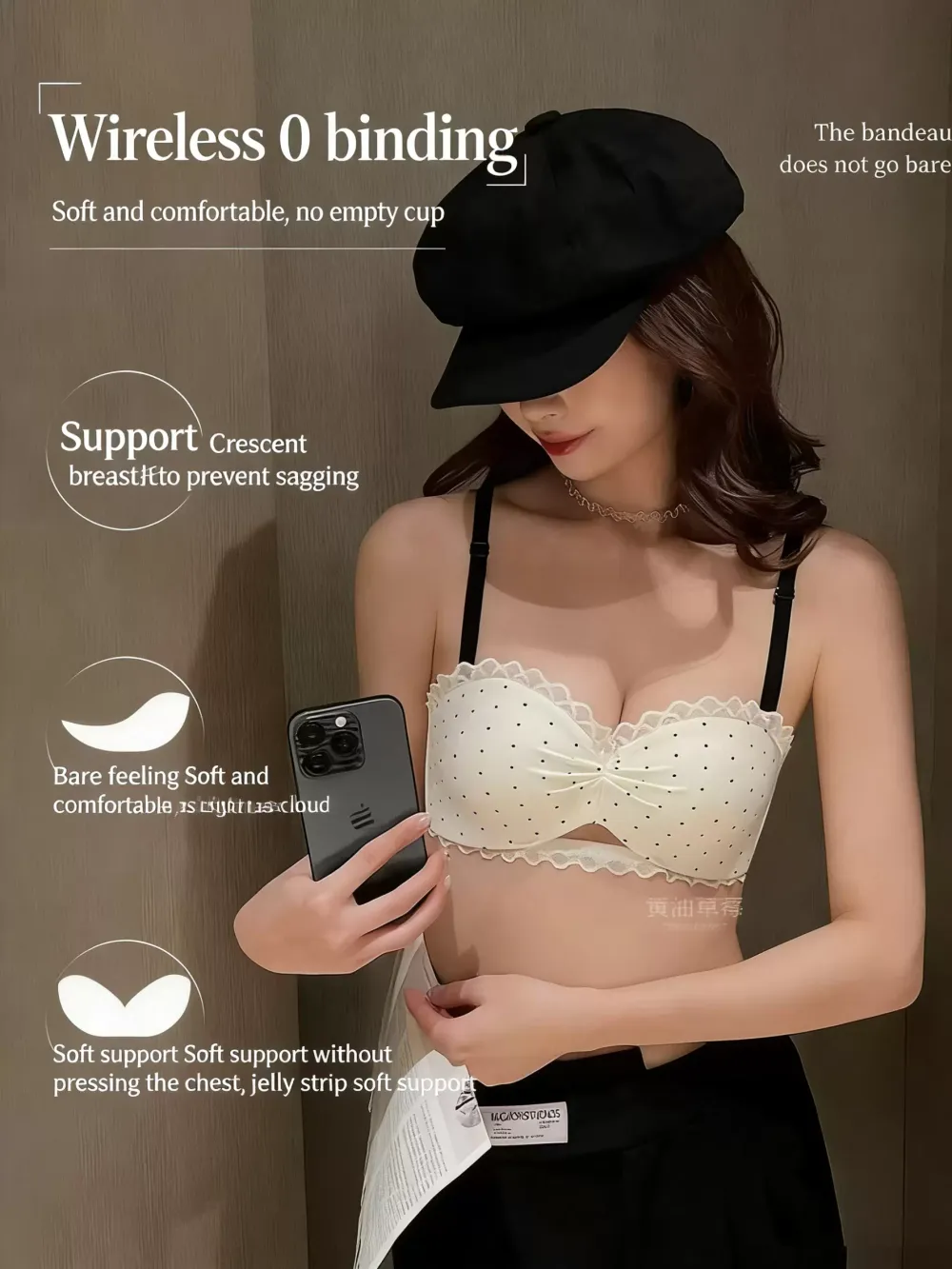 Seamless Push Up Wireless Bra for Small Bust