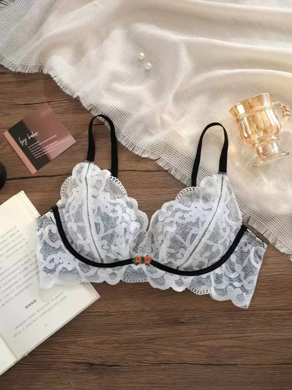 French Lace Wireless Bra for Women 5