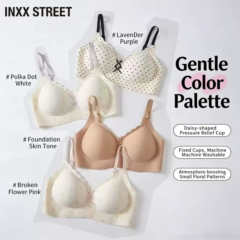3D Support Wireless Bra for Women 3