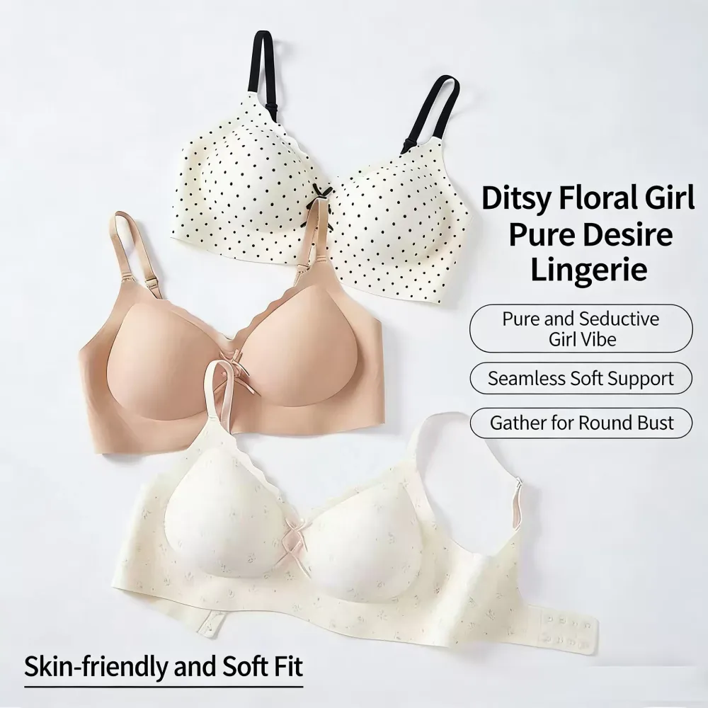 3D Support Wireless Bra for Women 7
