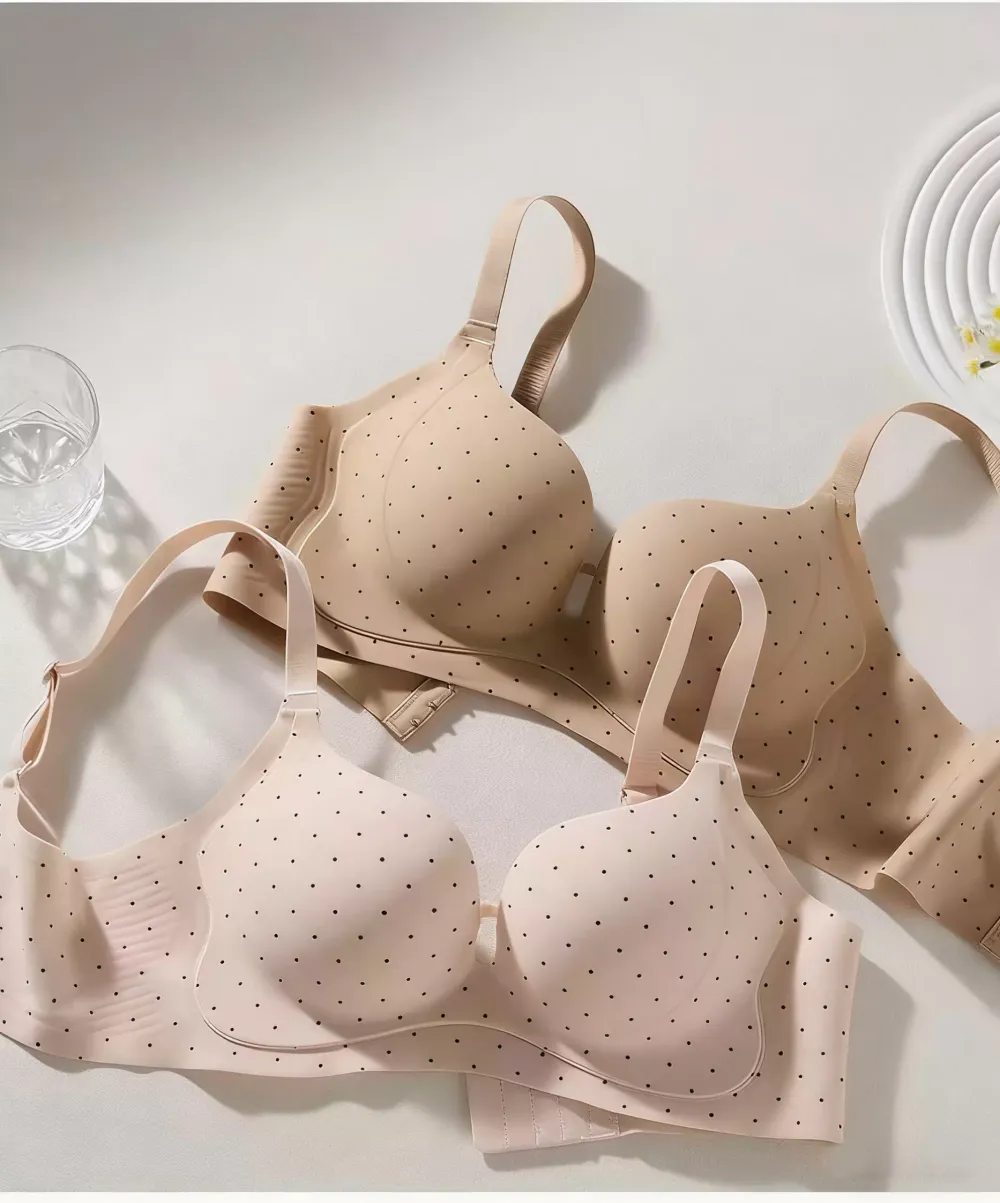 Deep V Push Up Wireless Bra for Women