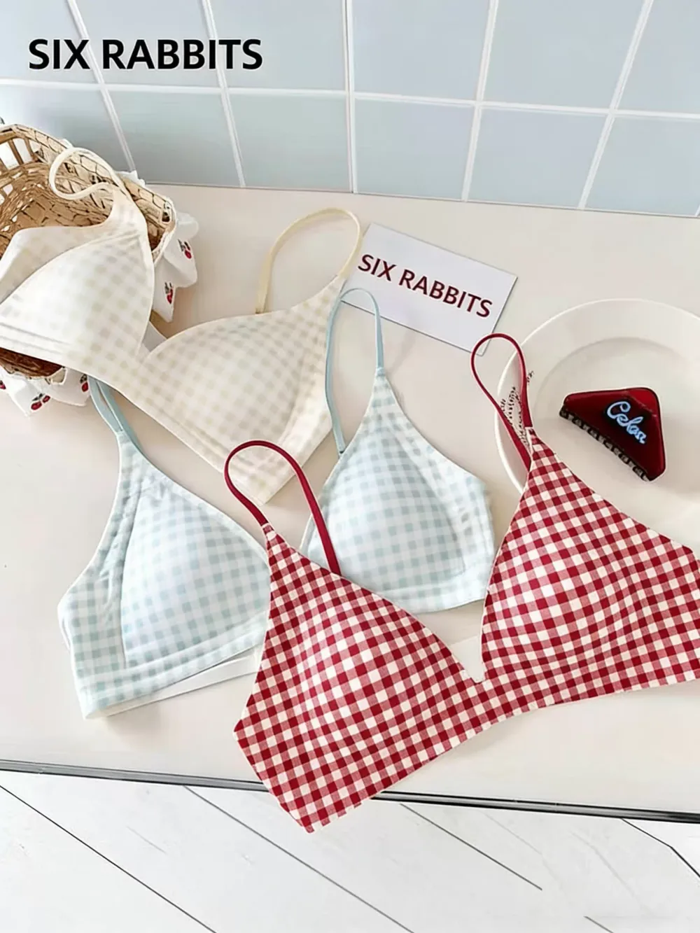 Triangle Cup Wireless Bra for Women