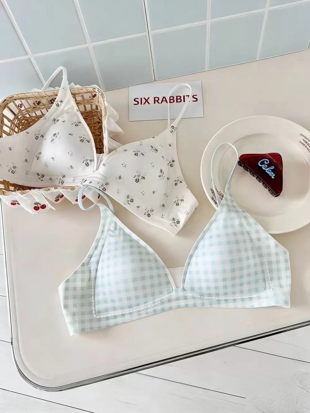 Triangle Cup Wireless Bra for Women 7