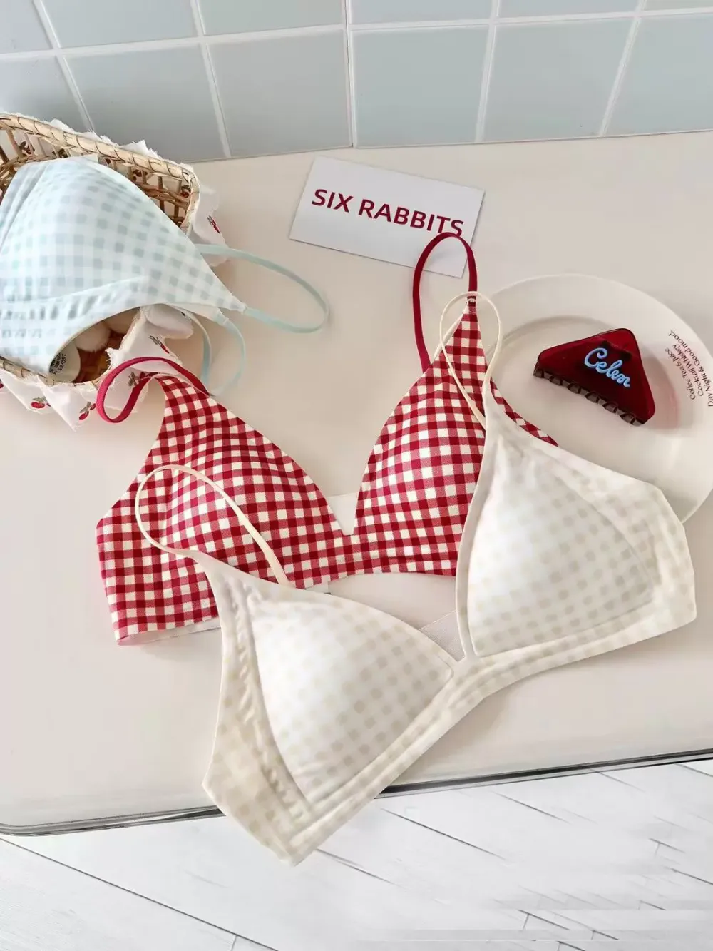 Triangle Cup Wireless Bra for Women 8