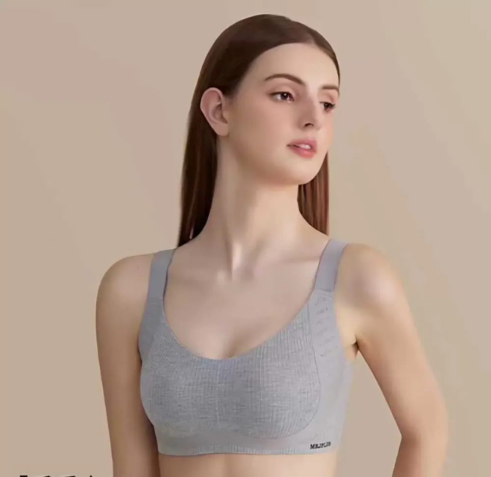 Full Coverage Cotton Wireless Bra 6