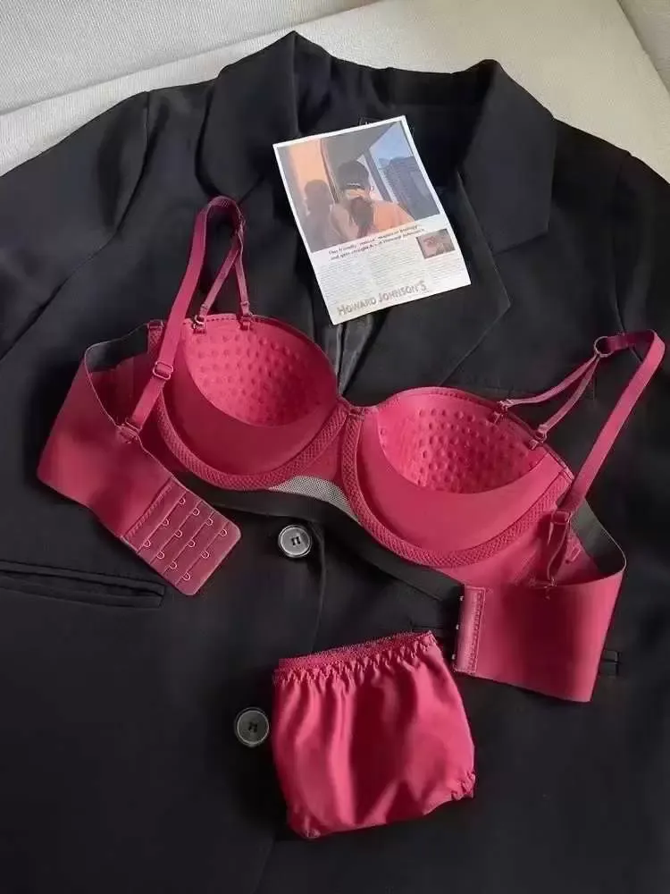 Cotton Wireless Bra for Large Bust Women 4