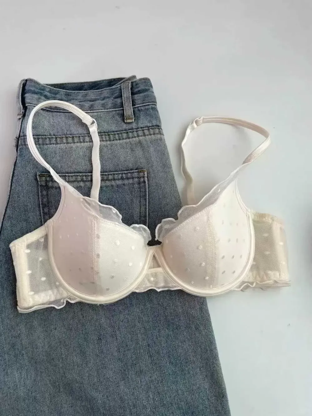 French Lace Push Up Bra for Women 6